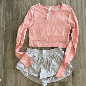 Lululemon Ebb to street and shorts bundle